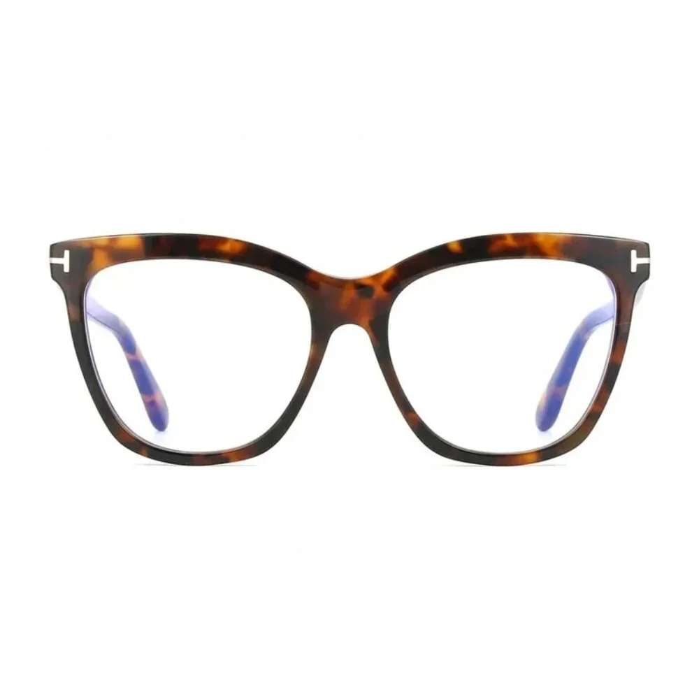 NEW TOM FORD EYEGLASSES HAVANA WOMEN EYEWEAR